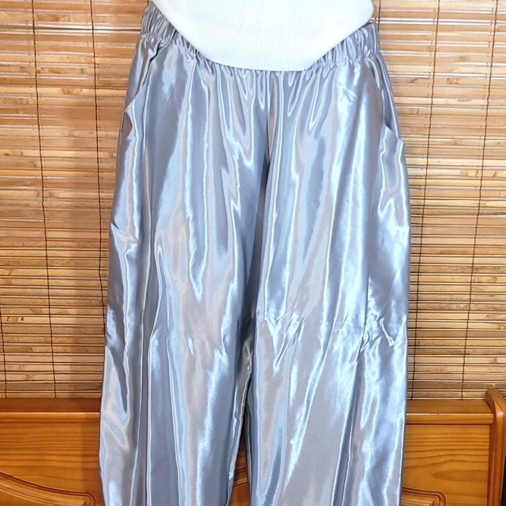 Baggy Satin Trousers ♡ Amazing POCKETS